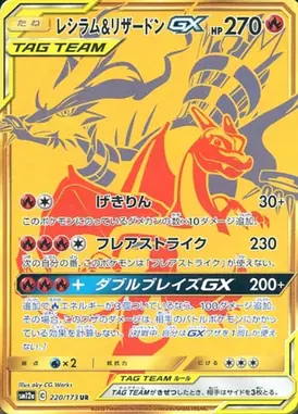 Reshiram & Charizard-GX UR 220/173